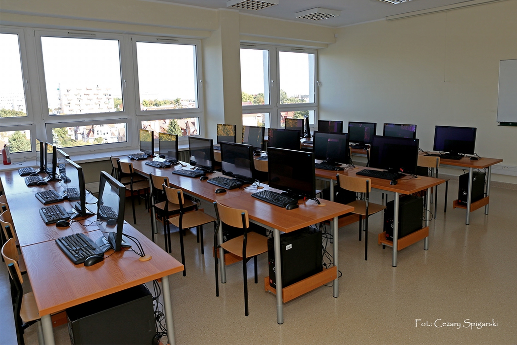 Nowo otwarta pracownia komputerowa na WOiO PG